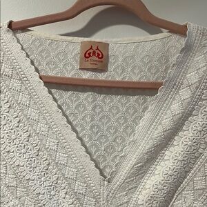 Le Sireneuse Positano White Maxi dress